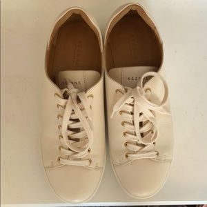 Sezane Jack Sneakers Ercu Smooth Size 7M